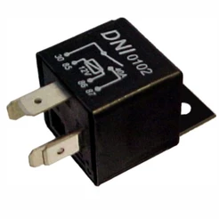 Relé Auxiliar Universal 40a 12v 4 Terminais Com Suporte - Dni0102