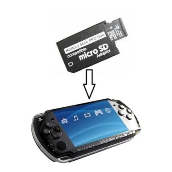 Cartão de Memória Para PSP Com Jogos - Escorrega o Preço