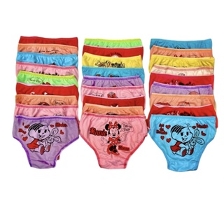 kit 15 calcinha infantil menina personalizada luxo em Oferta na Shopee