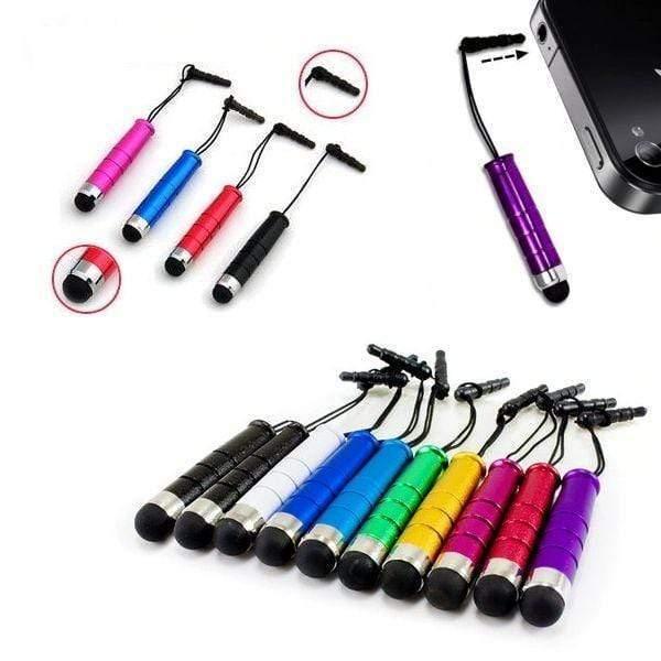 Kit 5 Canetas Mini Stylus Touch Screen Tablet iPhone Kindle Pronta Entrega