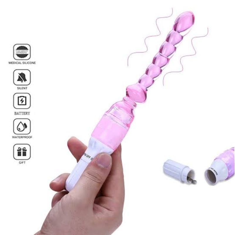 Plug Anal Silicone Com Vibro Estimulador Massageador Anal Silicone Jelly  Multivelocidades