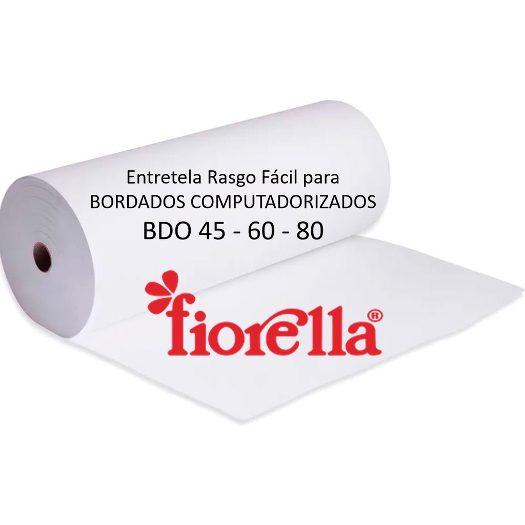 Entretela Fiorella - Bordado Rasgo Fácil 30cmx100m Rolo Fechado em Oferta na Shopee