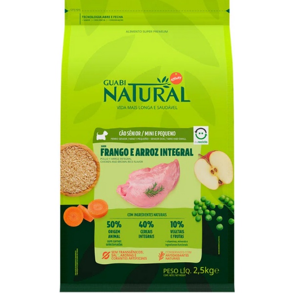 Ração Guabi Natural Sênior Raças Pequenas: Onde Comprar | BuscaProdutos