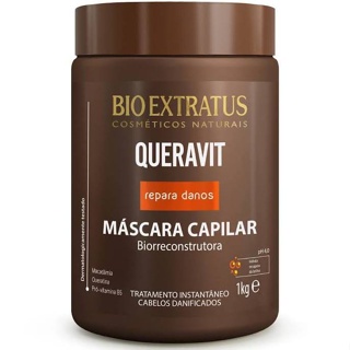 Mascara Capilar Bio Reconstrutora Queravit 1kg Bio Extratus em Oferta na Shopee