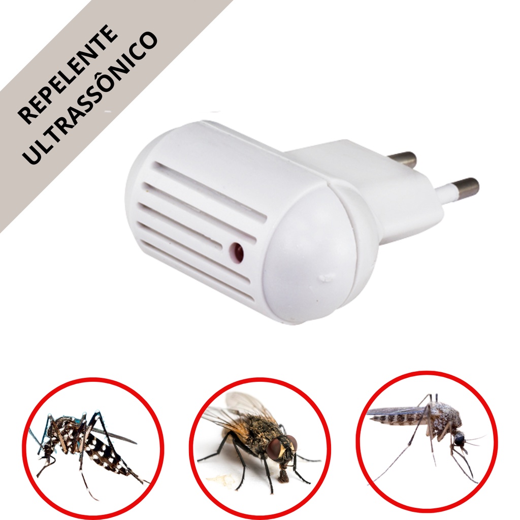 Repelente Eletrico Ultrassônio, repelente de insetos mosquitos ...