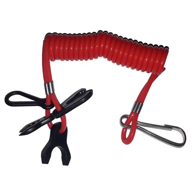 Outboard Cut Off Switch Segurança Tether, Lanyard Barco Motor