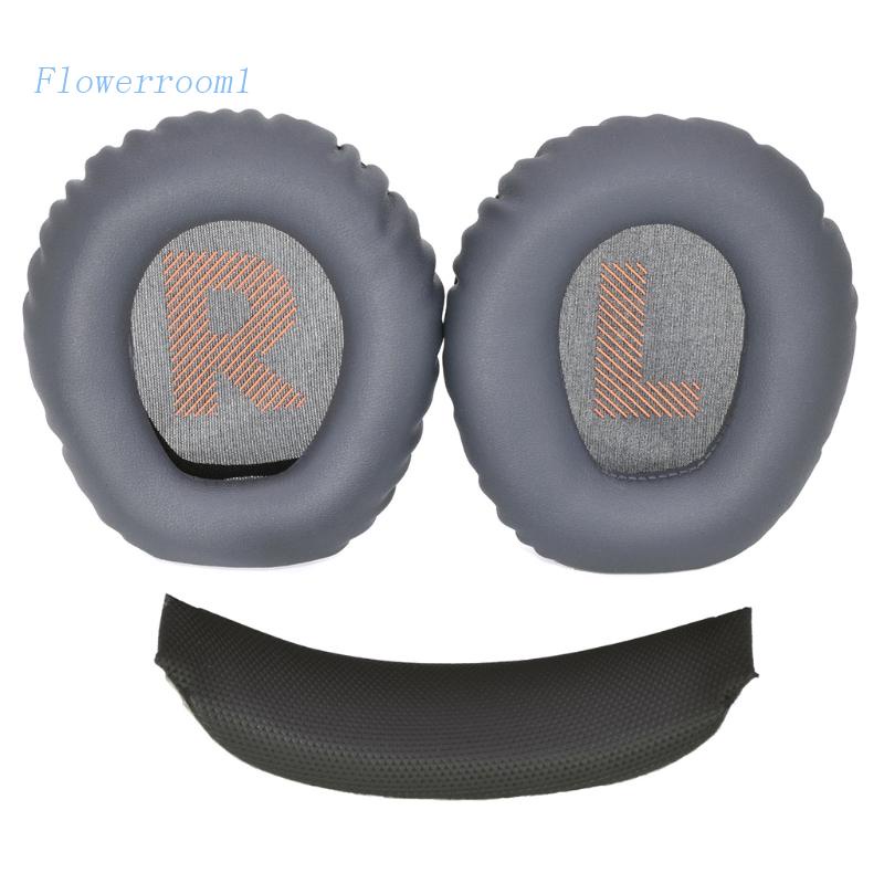 Flowerroom1 1Pair Ear Cushion Cover Cup Substituição De Almofada De Orelha Para O Fone De Ouvido JBL-Quantum 100 Acessórios De Reposição