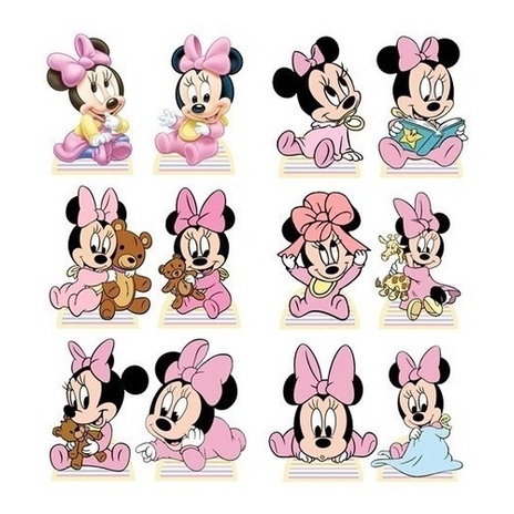 Kit 10 - Display De Mesa | Minnie Baby em Oferta na Shopee