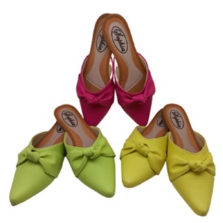 Sapatilha Feminino Mule Leve Confortável C/Nó Moderno