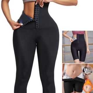 6 Estilo De Treinador De Cintura Feminino Calças De Emagrecimento Perda De Peso Gordura Queima De Sauna Capris Leggings