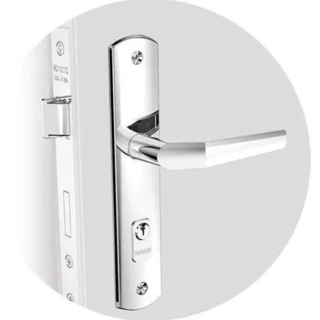 Fechadura Porta De Madeira Soprano Popline Externa Cromado em Oferta na Shopee