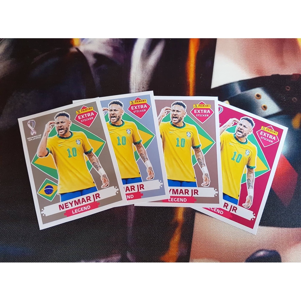 kit-4-figurinhas-lend-rias-legend-ouro-copa-lionel-messi-neymar-jr