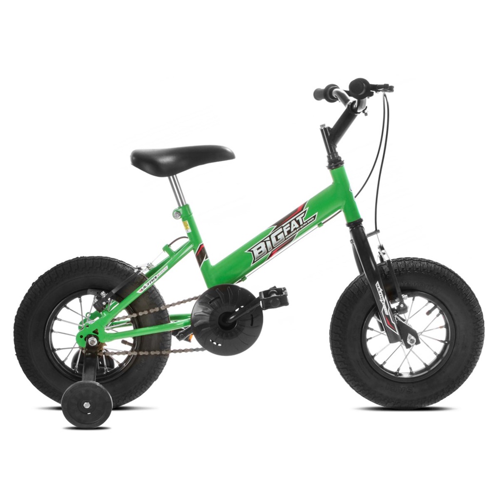 Bicicleta Infantil Aro 8 Ultra Bikes Big Fat Para Meninos e Meninas Freios V-Brake Quadro 10