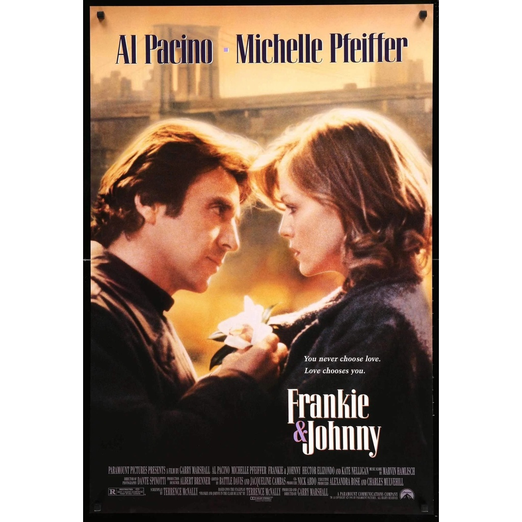 Frankie e Johnny (1991) (Frankie And Johnny) Al Pacino e Michelle Pfeiffer - Dublagem Clássica