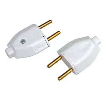 kit 5 Plug Adaptador de Tomada Macho 2 Pinos 10a