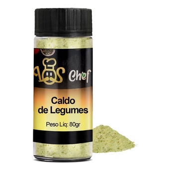 Tempero Caldo De Legumes No Pote Natural Premium Loschef