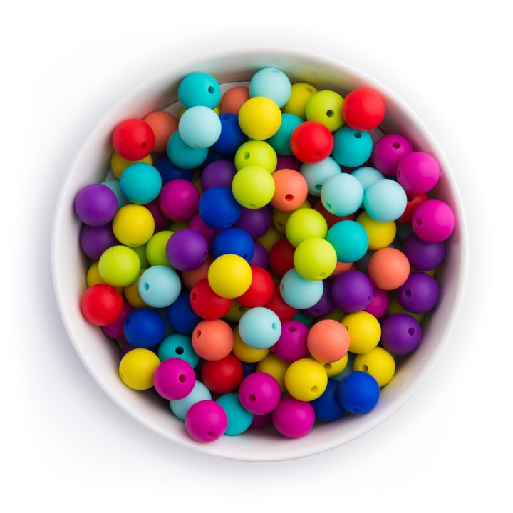 10pcs Contas Redondas De Silicone-12mm Para Colar De Corrente Pacifier Pulseira Anel Faça Você Mesmo Conjunto De Bebê