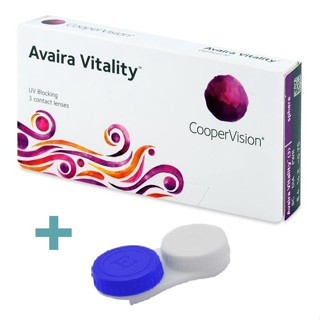 Lente De Contato Avaira C/ Grau Mensal Coopervision + Estojo