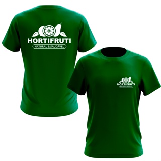 Camiseta Hortifruti Trabalho Serviço em Oferta na Shopee