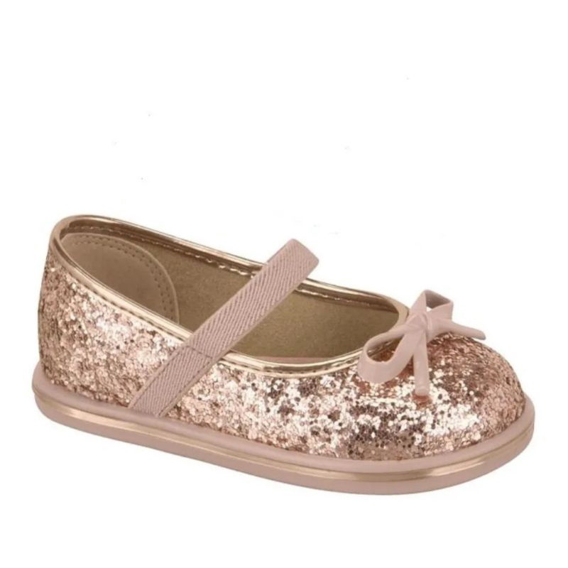 sapatilha molekinha brocal glitter