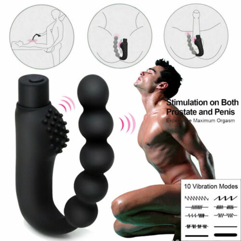 Massajador Anal Masculino Massageador De Prostata Bumbum Homens Gay G spot  Vibrador 10 Modo - Escorrega o Preo
