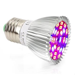 Led Grow 28w Indoor Estufa Bivolt E27 Full Spectrum Uv Ir