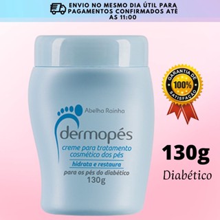 Dermopés creme para tratamento cosméticos dos pés do diabético 130g