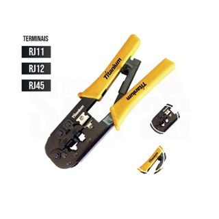 Alicate Crimpador Cabo Rj11/ Rj12/ Rj45 4662 Titanium em Oferta na Shopee