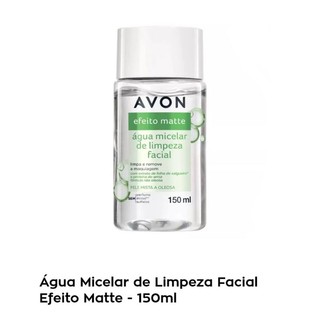 Avon Água Micelar de Limpeza Facial Efeito Matte - 150ml