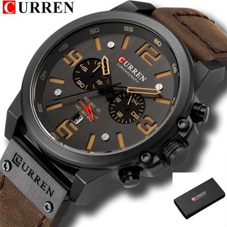 CURREN/8314 Novo Estilo Relógio Esportivo Masculino Cronógrafo Multifuncional De Moda Masculina