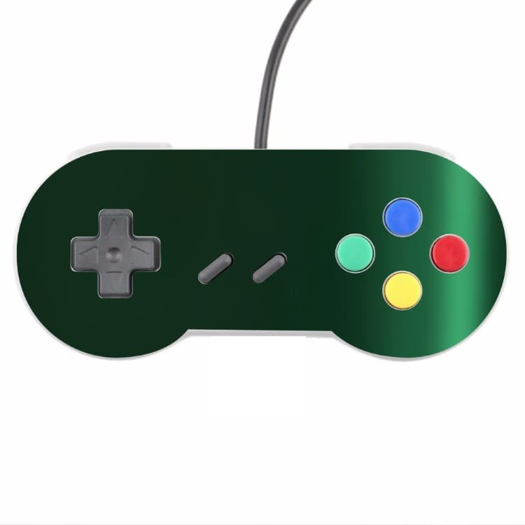Skin Controle Snes Adesivo Nintendo Skin Pelicula Protetora Metalico Brilho Verde