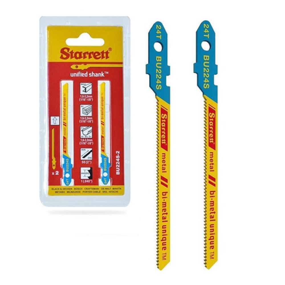 LÂMINA DE SERRA TICO-TICO 2UN 50MM 24D BU224S-2 STARRET em Oferta na Shopee