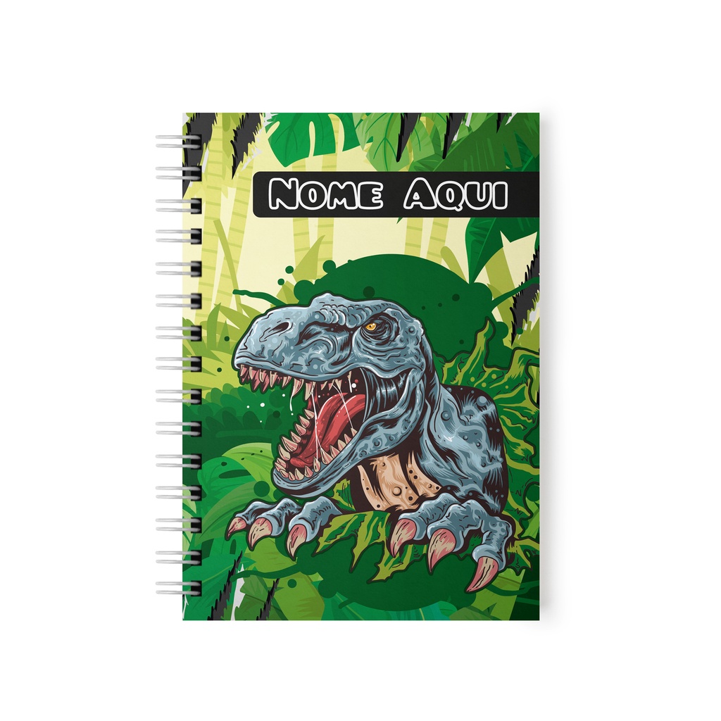 Agenda Personalizada 2026 - Dinossauro - Com seu Nome em Oferta na Shopee
