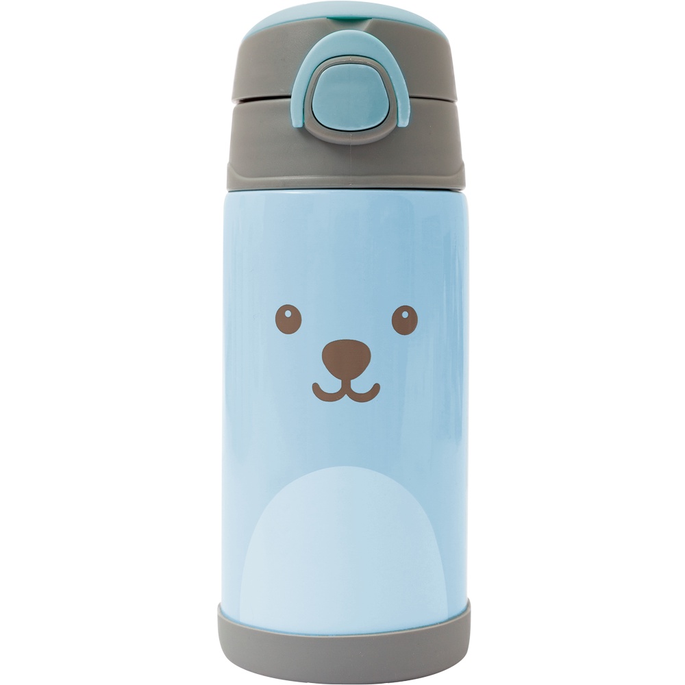 Garrafa Térmica Parede Dupla 400 Ml Azul 12109 - Buba - Mom & Baby