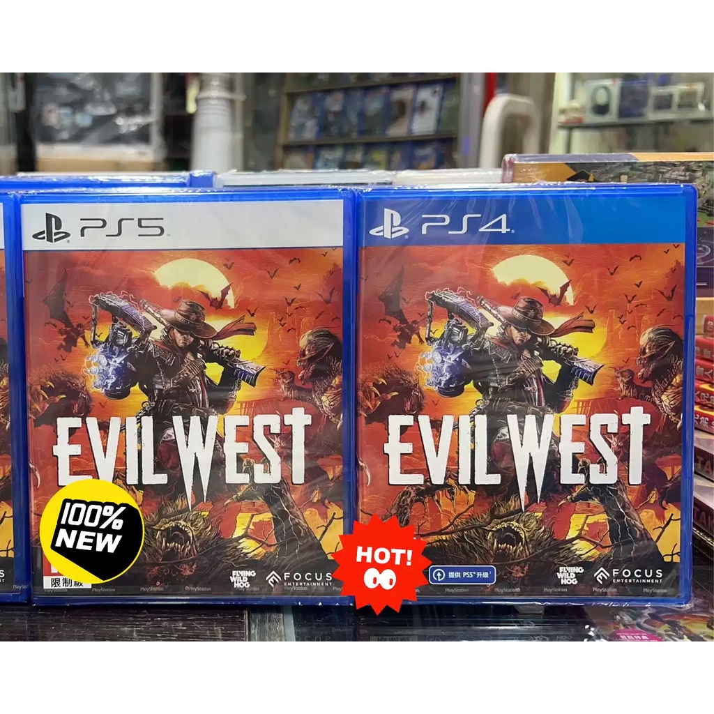 Evil West Jogos Mídia Física Novo - Escorrega o Preço