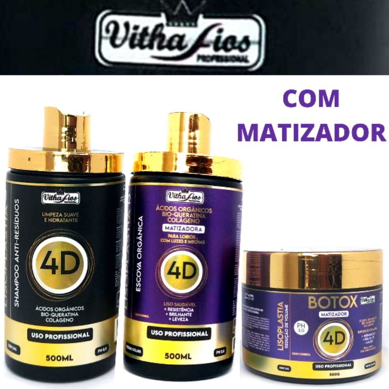 Kit Progressiva Orgânica de Argan Matizadora + Redutor de volume capilar Orgânico Argan Matizador