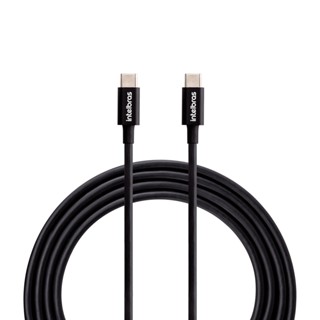 Cabo USB-C - USB-C 1,2m PVC Preto Intelbras EUCC 12PP