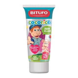 Gel Dental Infantil Sem Flúor Tutti Frutti Cocoricó Bitufo