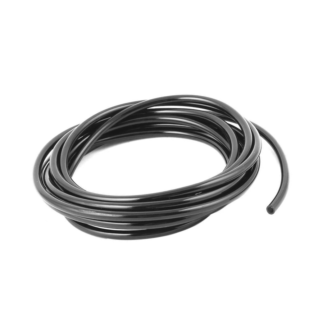 Mangueira Pneumática Flexível 6mm Tubo PU 150psi/10bar Cor Preta Alta Resistência Durável Flexível