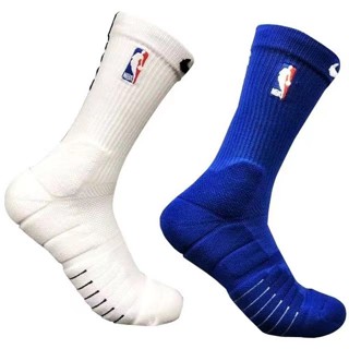 Meias Cano alto Masculino esportiva NBA Fundo De Toalha Espessado De Antiderrapantes De Algodão