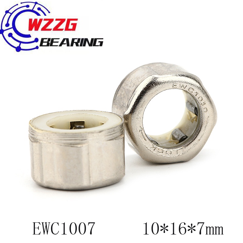 WZZG 2PCS Rolamento De Rolos De Agulhas De Um Sentido Engrenagem De Pesca De Embreagem EWC1007 Tamanho : 10 * 16 * 7 mm