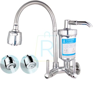 Torneira Gourmet Com Filtro Parede Cozinha 1/4 De Volta Pia C-66 Cód. 2070-1