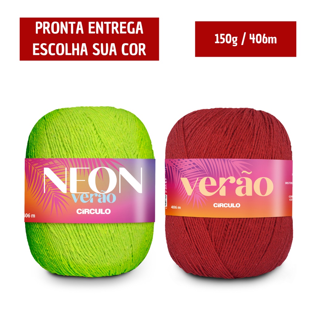 Fio Linha Verão 150g 366 Metros  410 TEX Mesma Espessura Charme em Oferta na Shopee