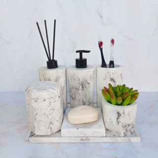 Kit Caribe para Lavabo ou banheiro em granilite ou mármore