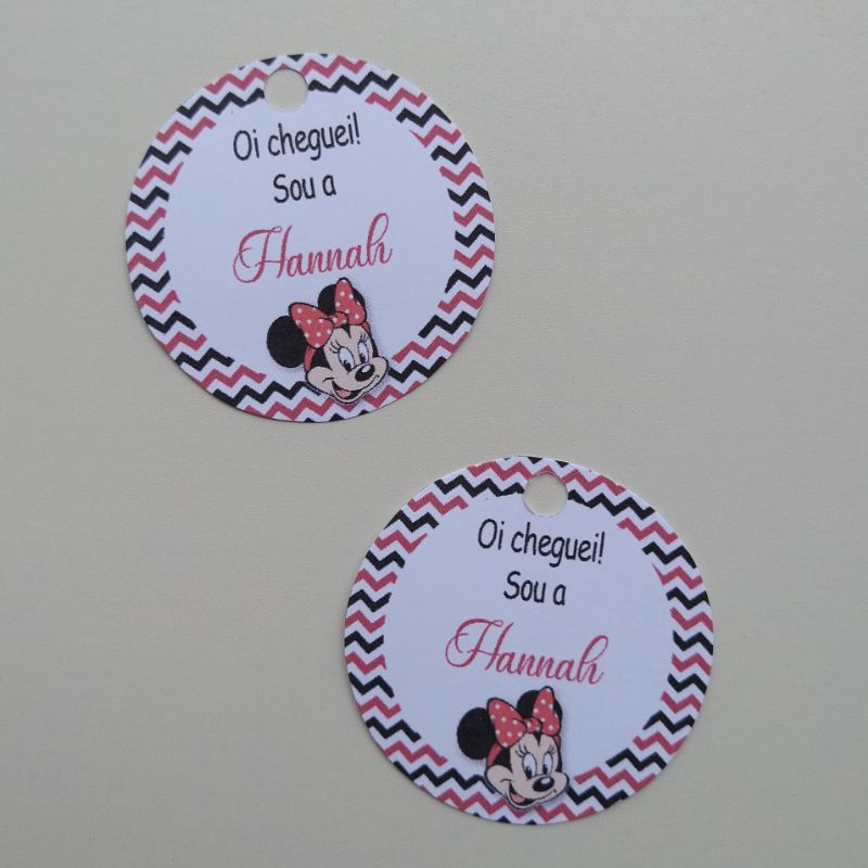 * Tag Personalizada Lembrancinha Maternidade – Etiqueta para Lembrança do Nascimento de Bebê