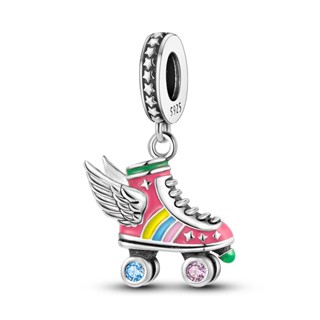 925 Patins De Asa De Prata Pingente Adequado Para Acessórios De Pulseira original DIY Mulheres