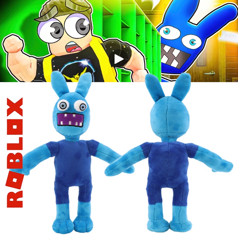 New Roblox Blue Bunny Rabbit Bullies Soft Stuffed Animal Doll Kid Xmas  Birthday Gift | Shopee Brasil