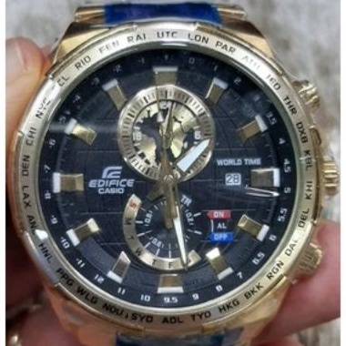 Relógio Casio Edifice Cronógrafo World Time AAA+ de Luxo | Shopee Brasil