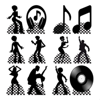 Kit 10 Display Mesa Anos 90 Festa Decoração 20cm em Oferta na Shopee