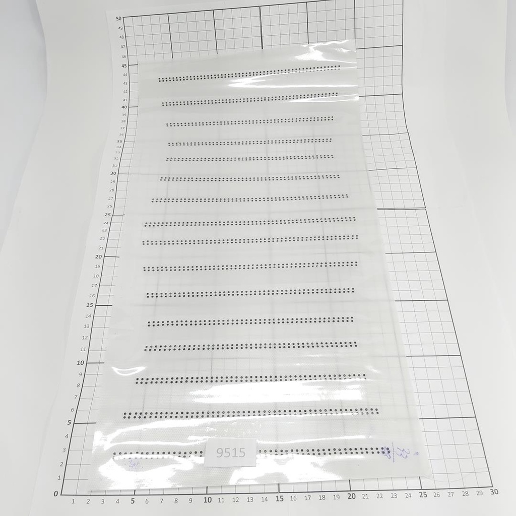 Cartela Termocolante Linha 20x40cm  Preto un 9515 001 -